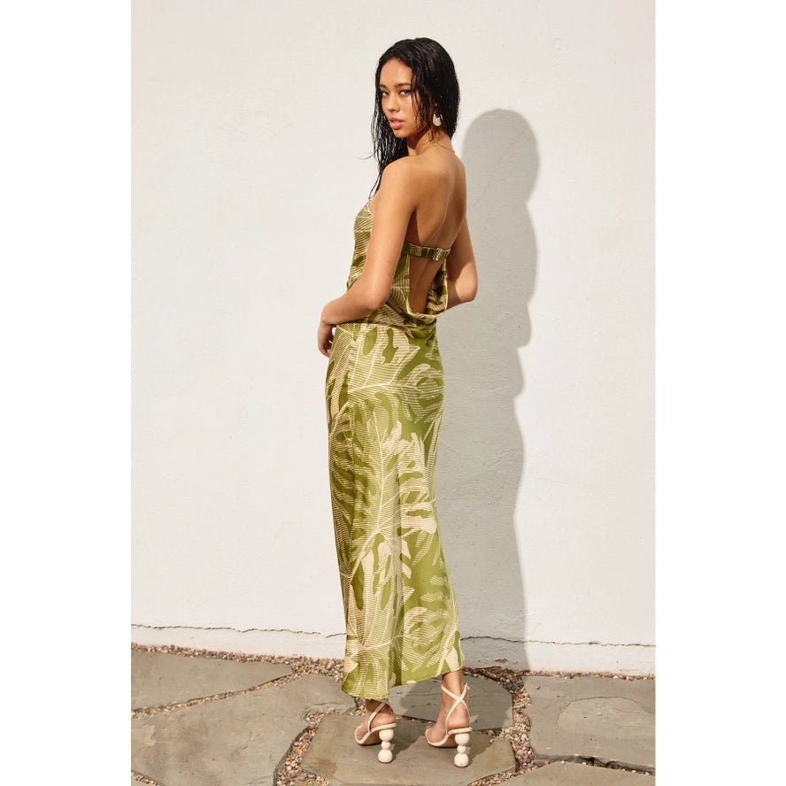 Evermore Low Back Maxi Dress