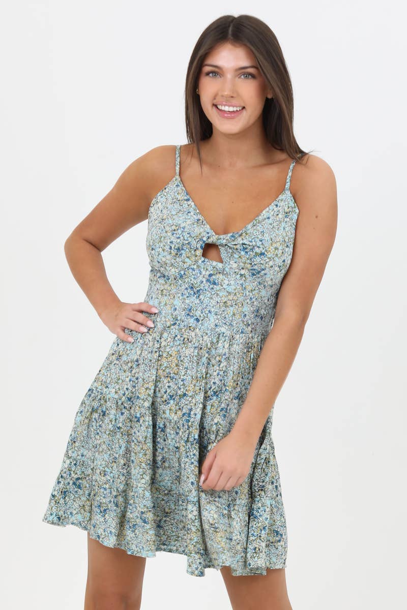 Ditsy Fit and Flare Sundress