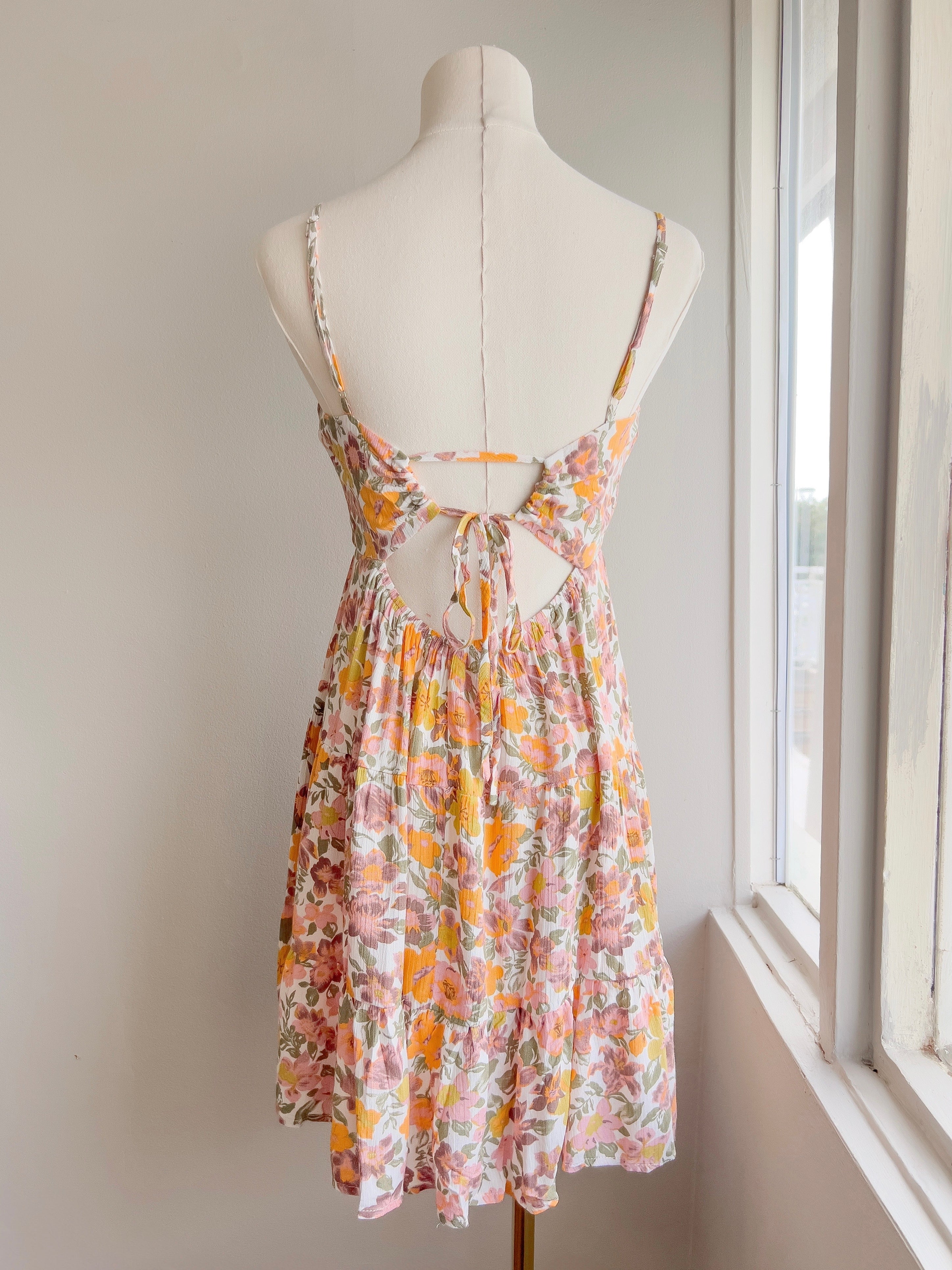 Floral Tie Back Sundress