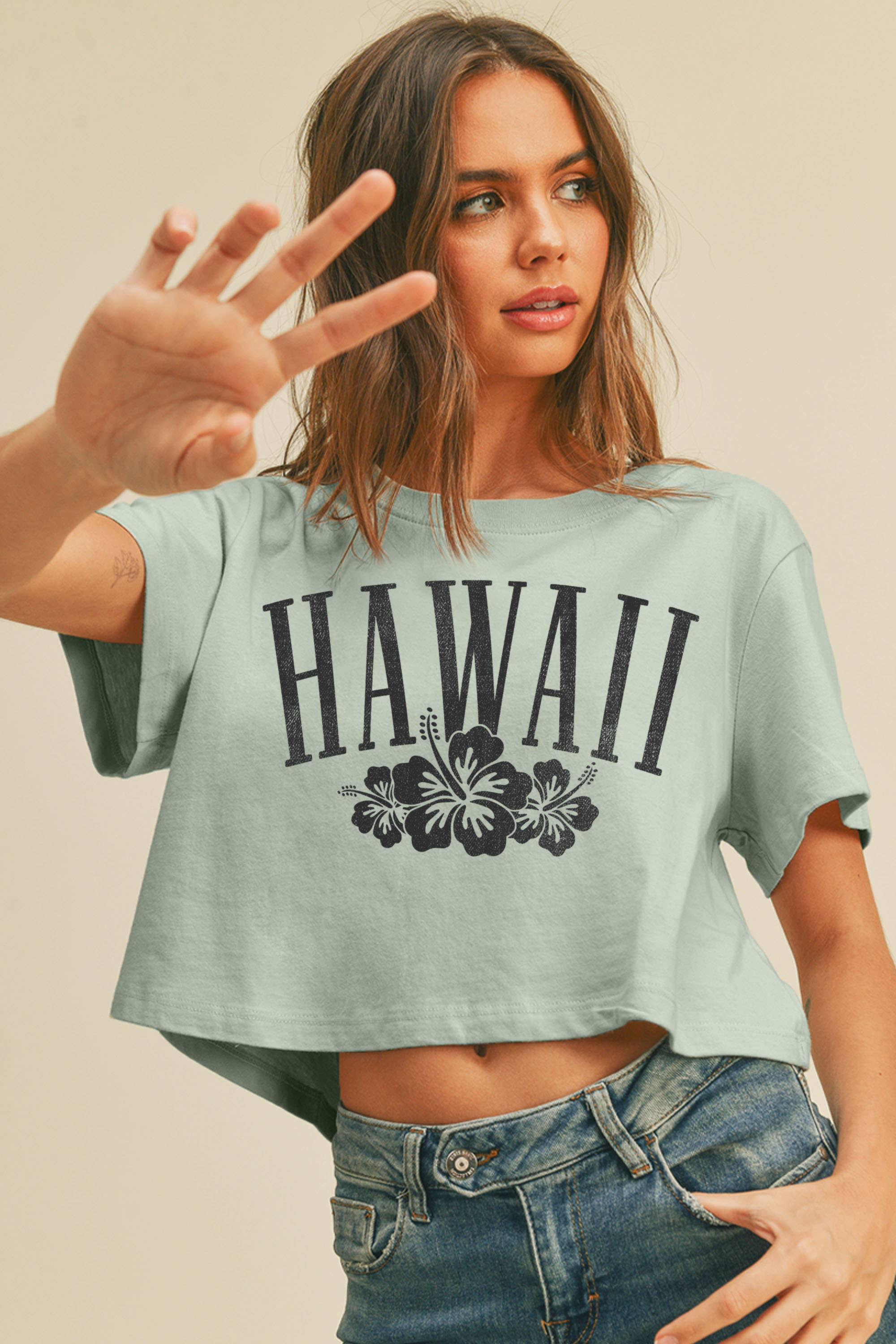 Hawaii Flowers Graphic Tee