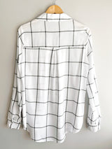 Oversize Grid Button Up Top (2 colors)