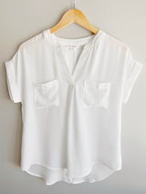 Split Neck S/S Tee (4 colors)