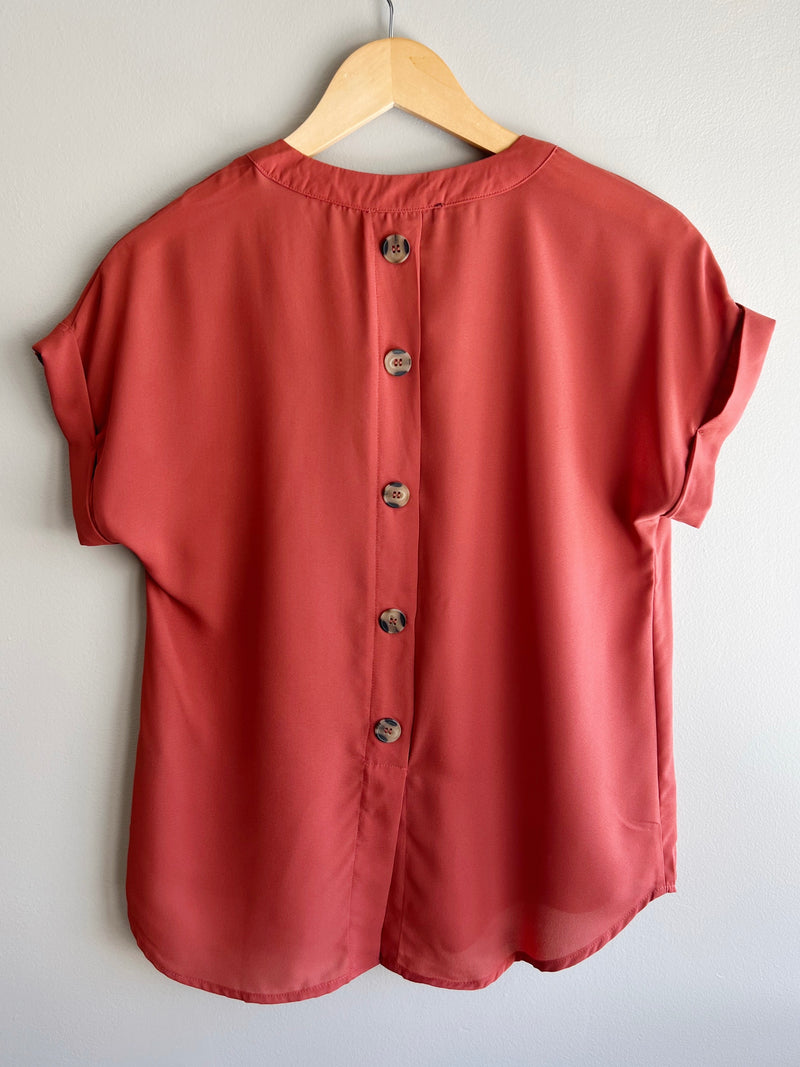 Split Neck S/S Tee (4 colors)