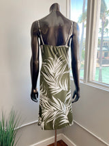 Palm Print Cowl Midi Dress (3 colors)