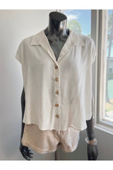 Collar Button Down Top
