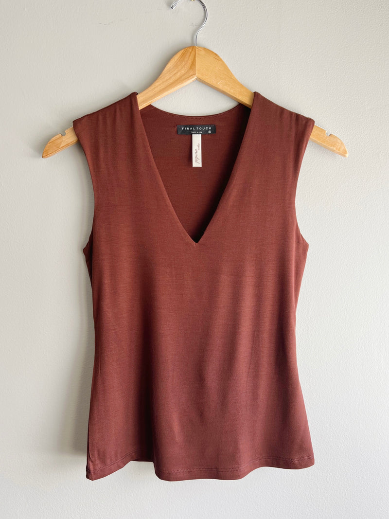 Extended Sleeve V-Neck Tank (5 colors)