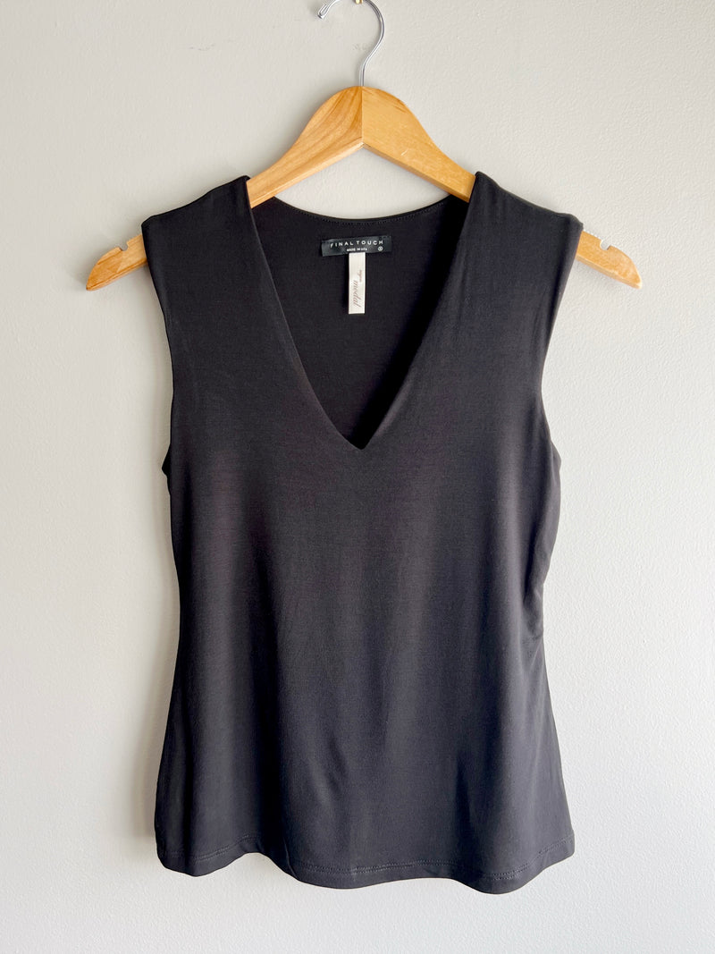 Extended Sleeve V-Neck Tank (5 colors)