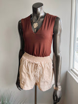 Extended Sleeve V-Neck Tank (5 colors)