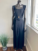 Ruffle Tie Waist Jumpsuit (3 COLORS) (FINAL SALE)