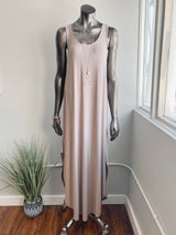 Cross Back Maxi Dress (4 COLORS)
