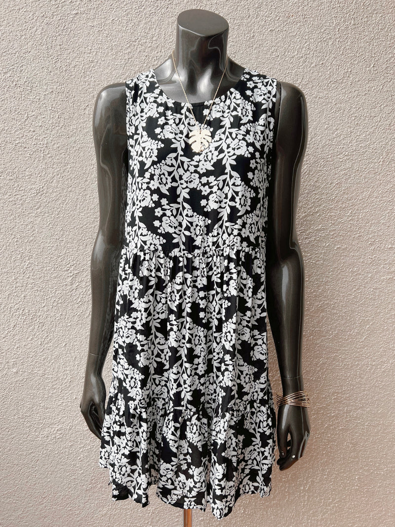 Floral Tiered Dress
