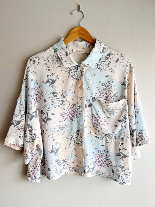 Floral Button Up Shirt (2 colors) (FINAL SALE)