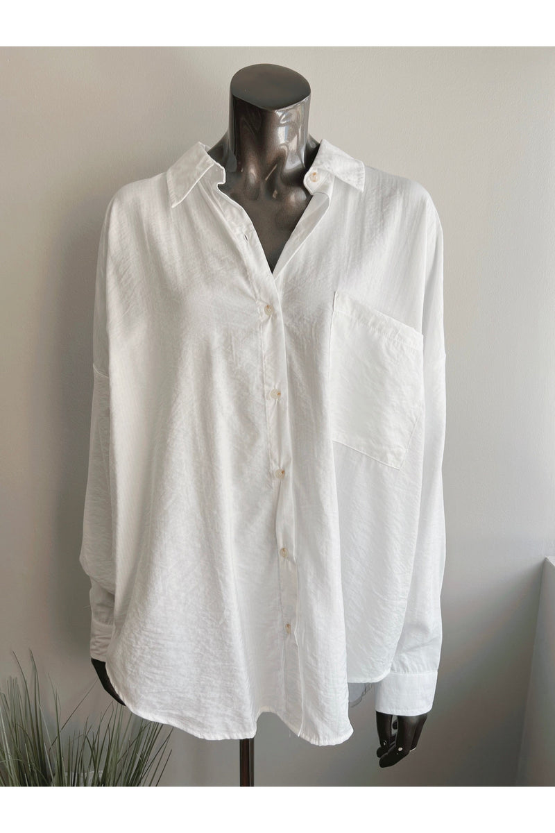 Button Up Collared Shirt (2 colors)