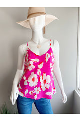 Contrast Floral Swing Tank (2 colors)