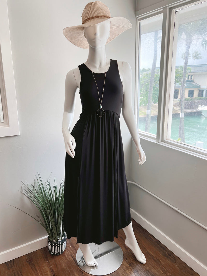 Sleeveless Midi Dress (2 colors)