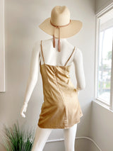 Cowl Slip Mini Dress (2 colors) (FINAL SALE)