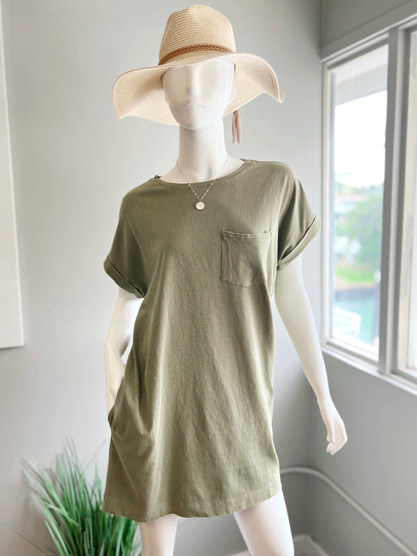 Cotton T-Shirt Dress (4 colors)