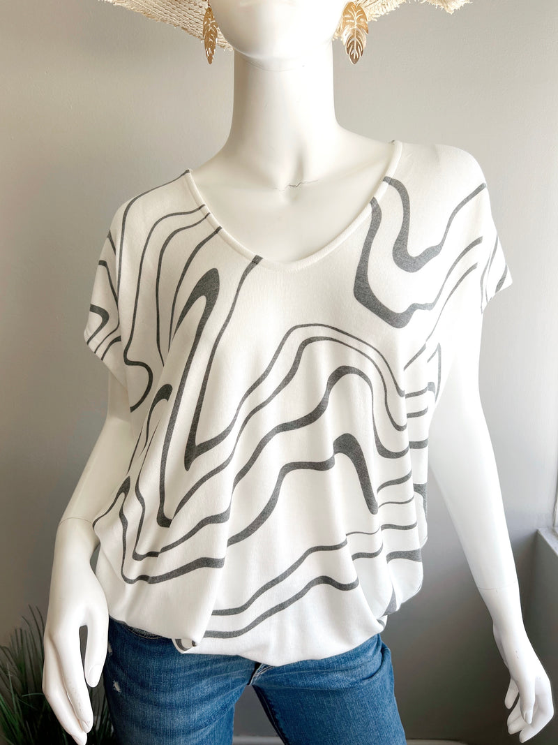 Abstract Sublimated Top