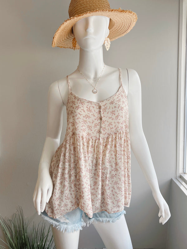 Floral Baby Doll Tank
