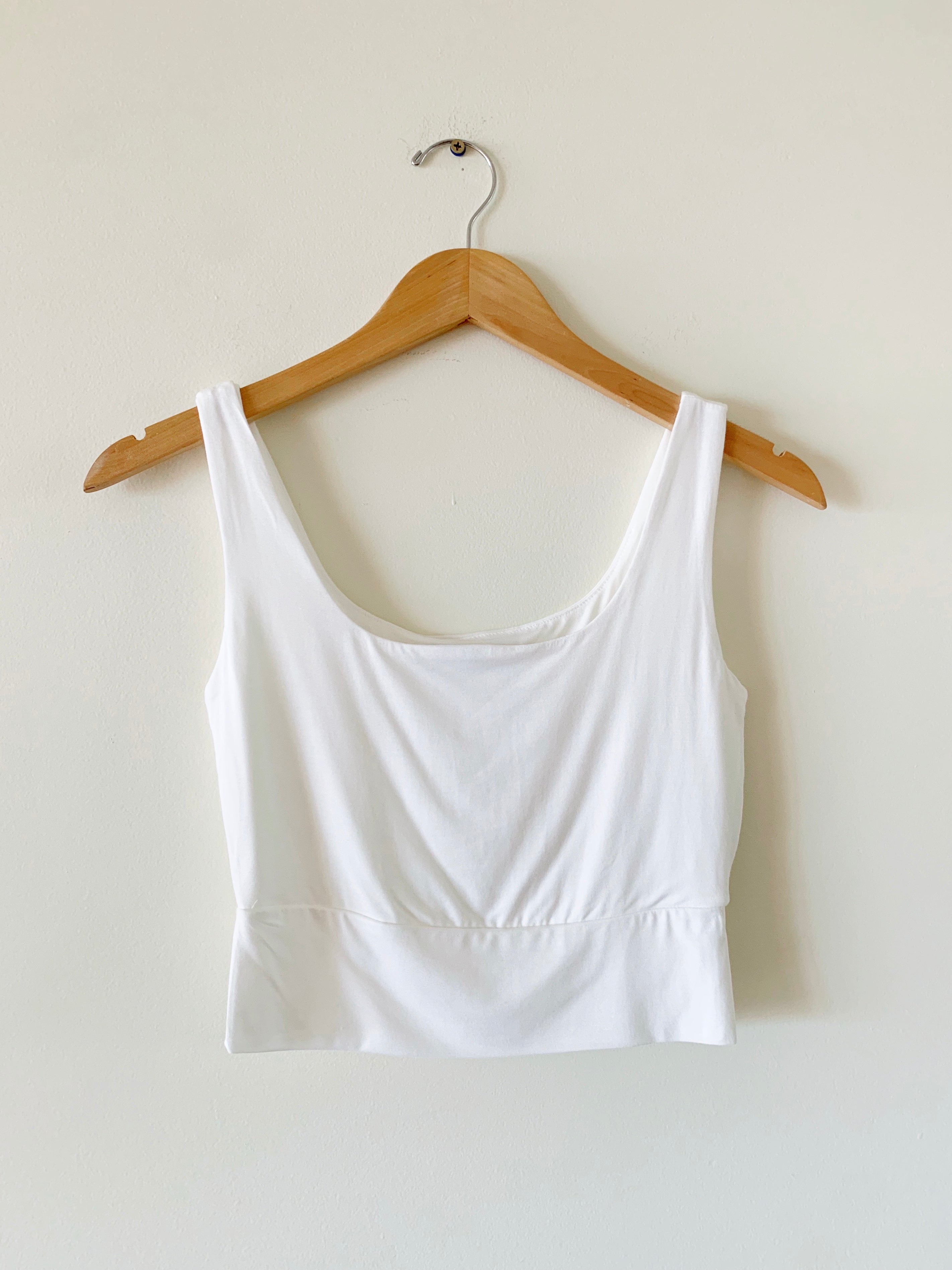 Classic Square Neck Cropped Tank