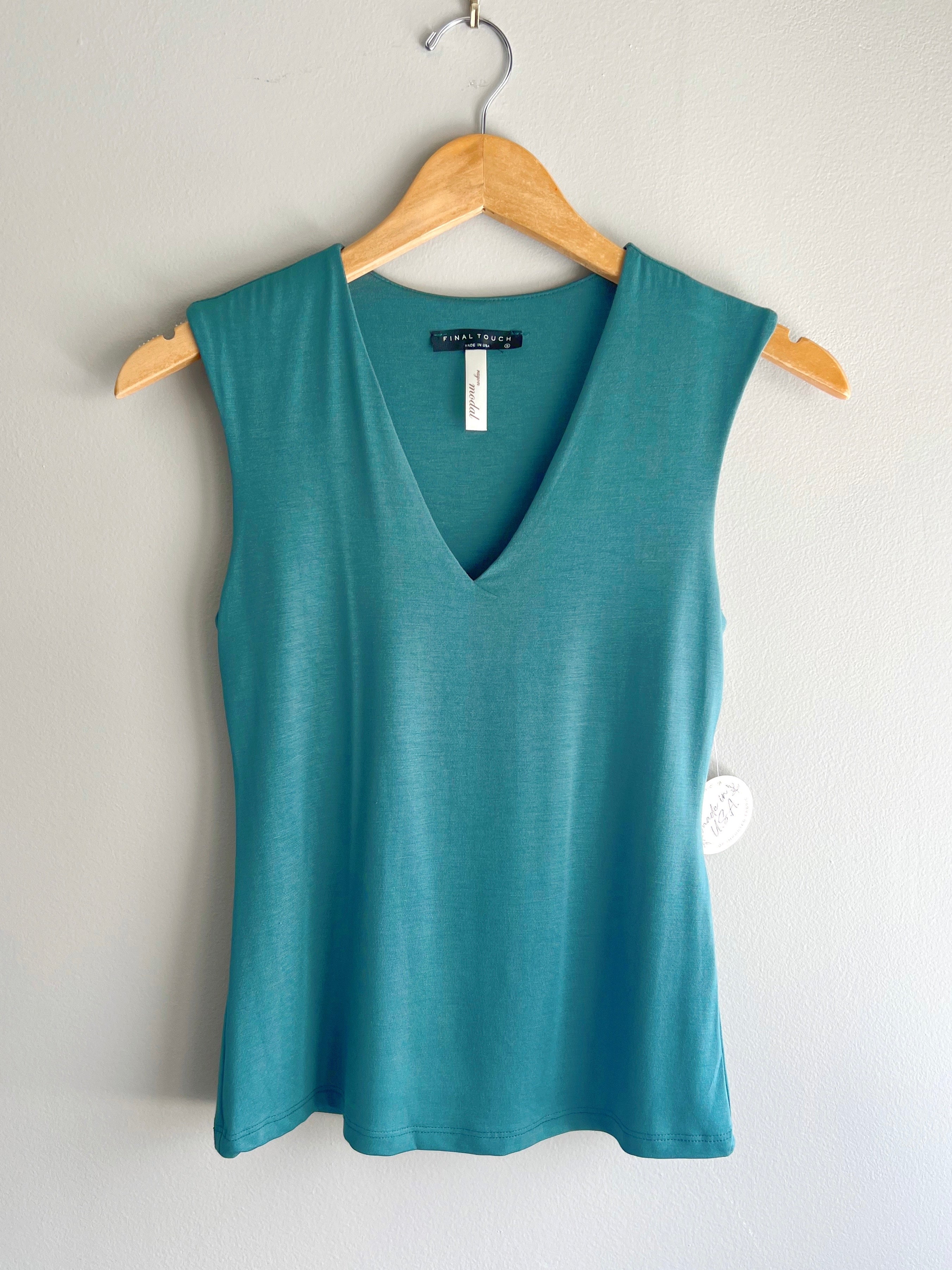 Extended Sleeve V-Neck Tank (4 colors)