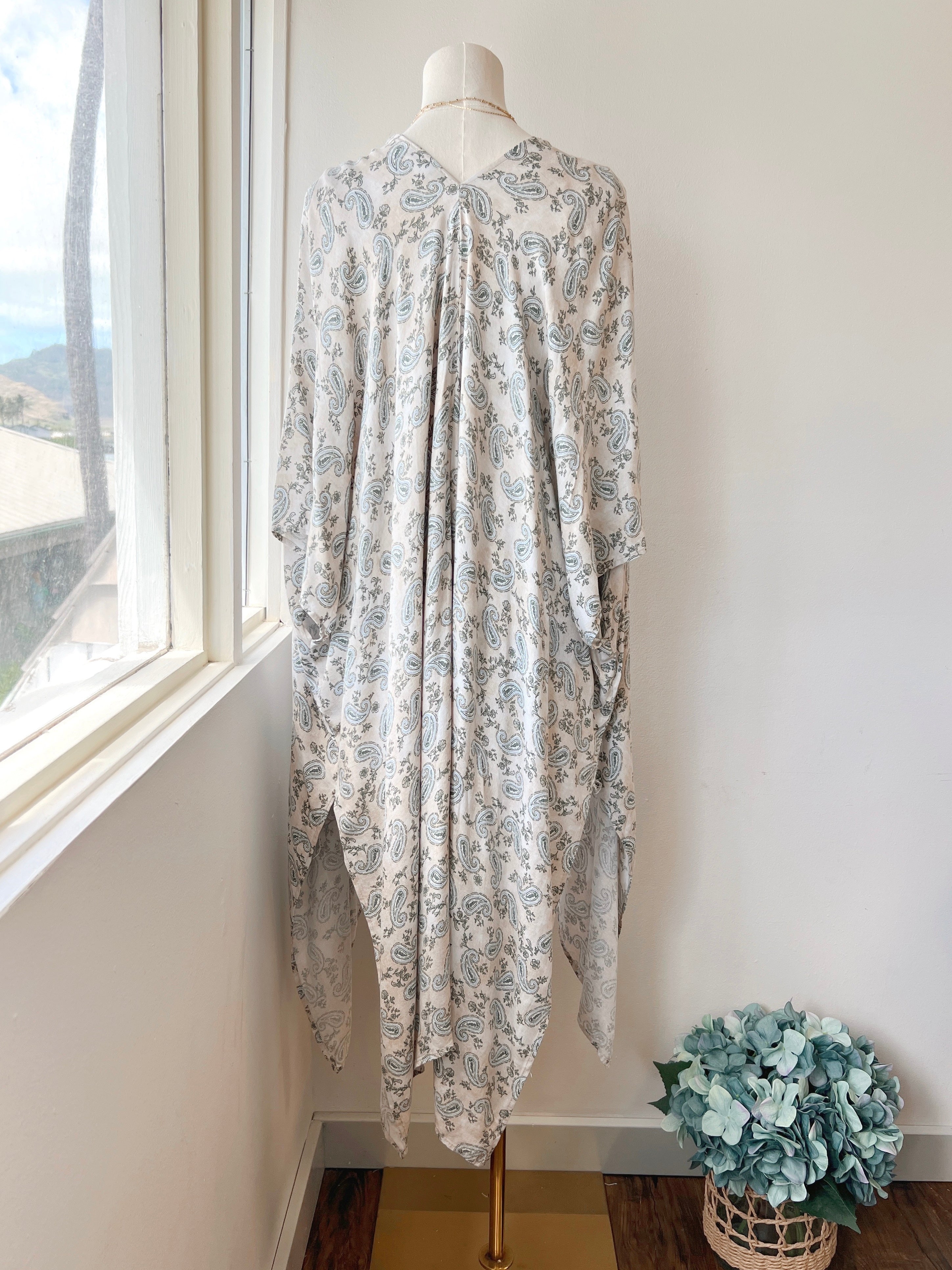 Paisley Longline Kimono (FINAL SALE)