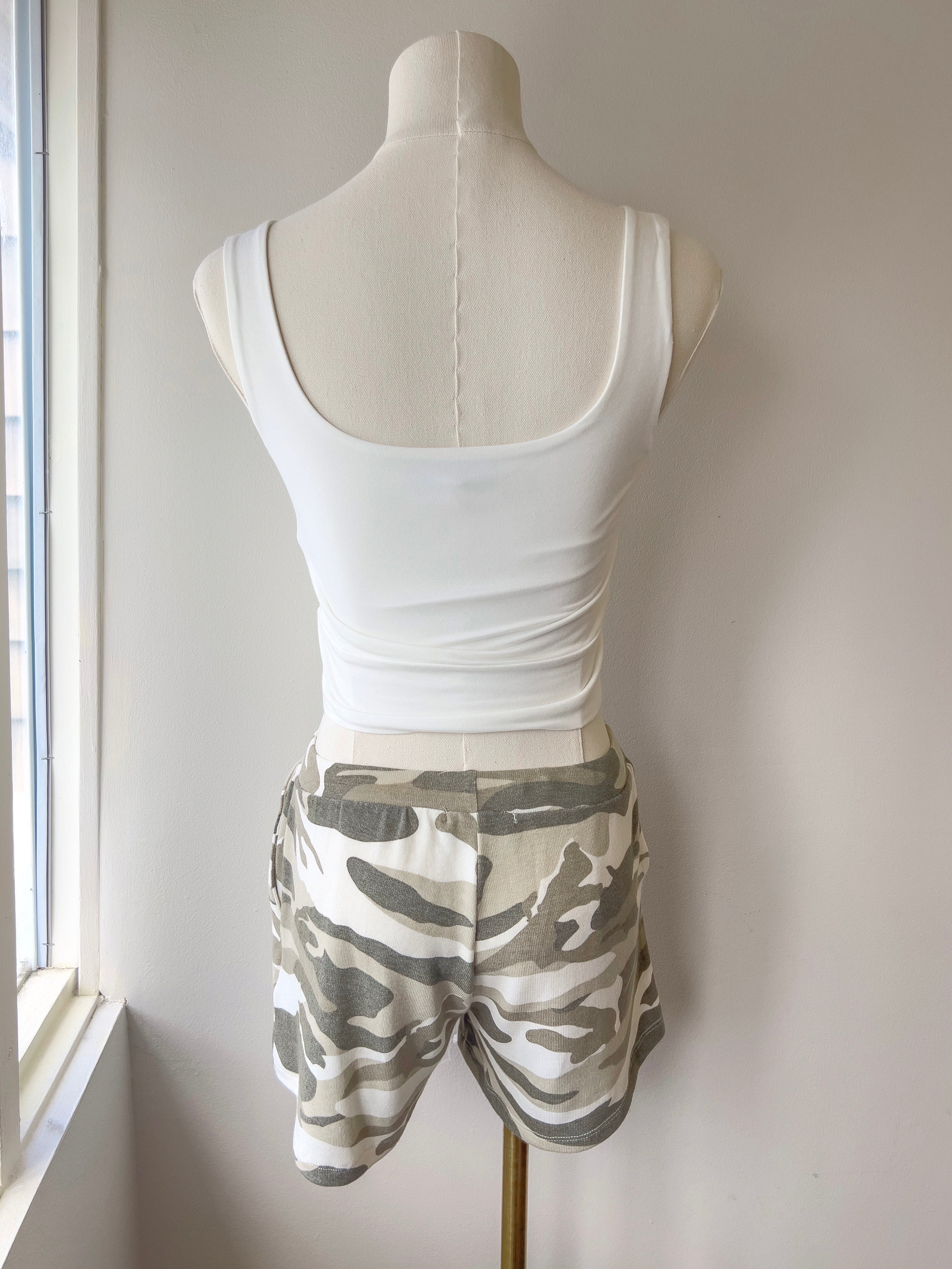 Camo Drawstring Shorts (FINAL SALE)