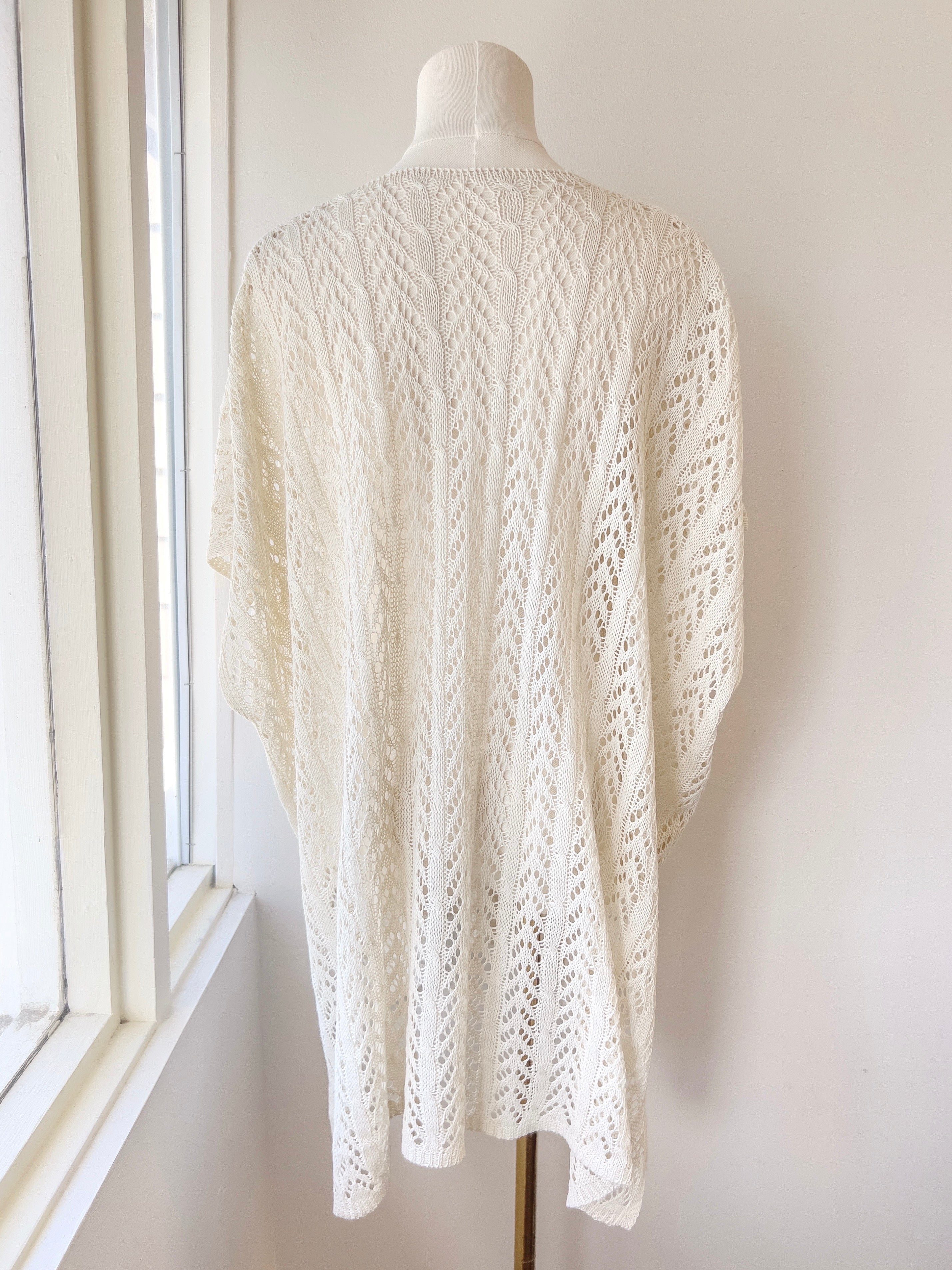 Kimono Crochet Cover Up (2 colors)