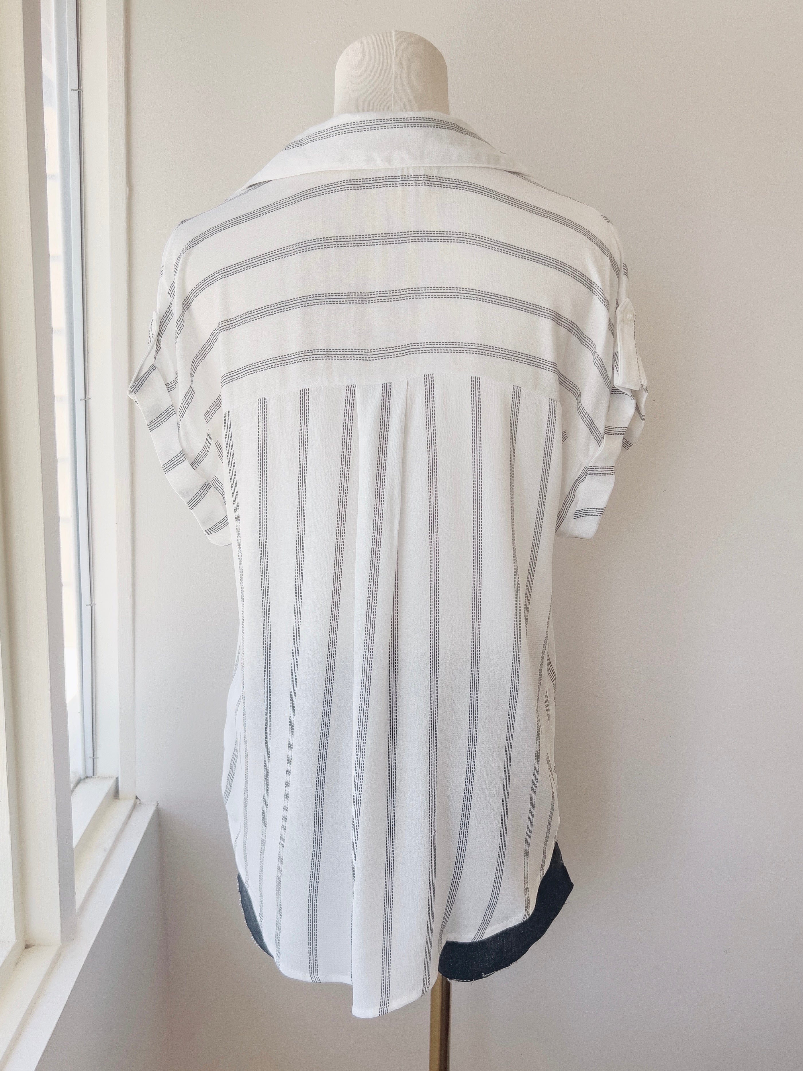 Striped Pocket Top