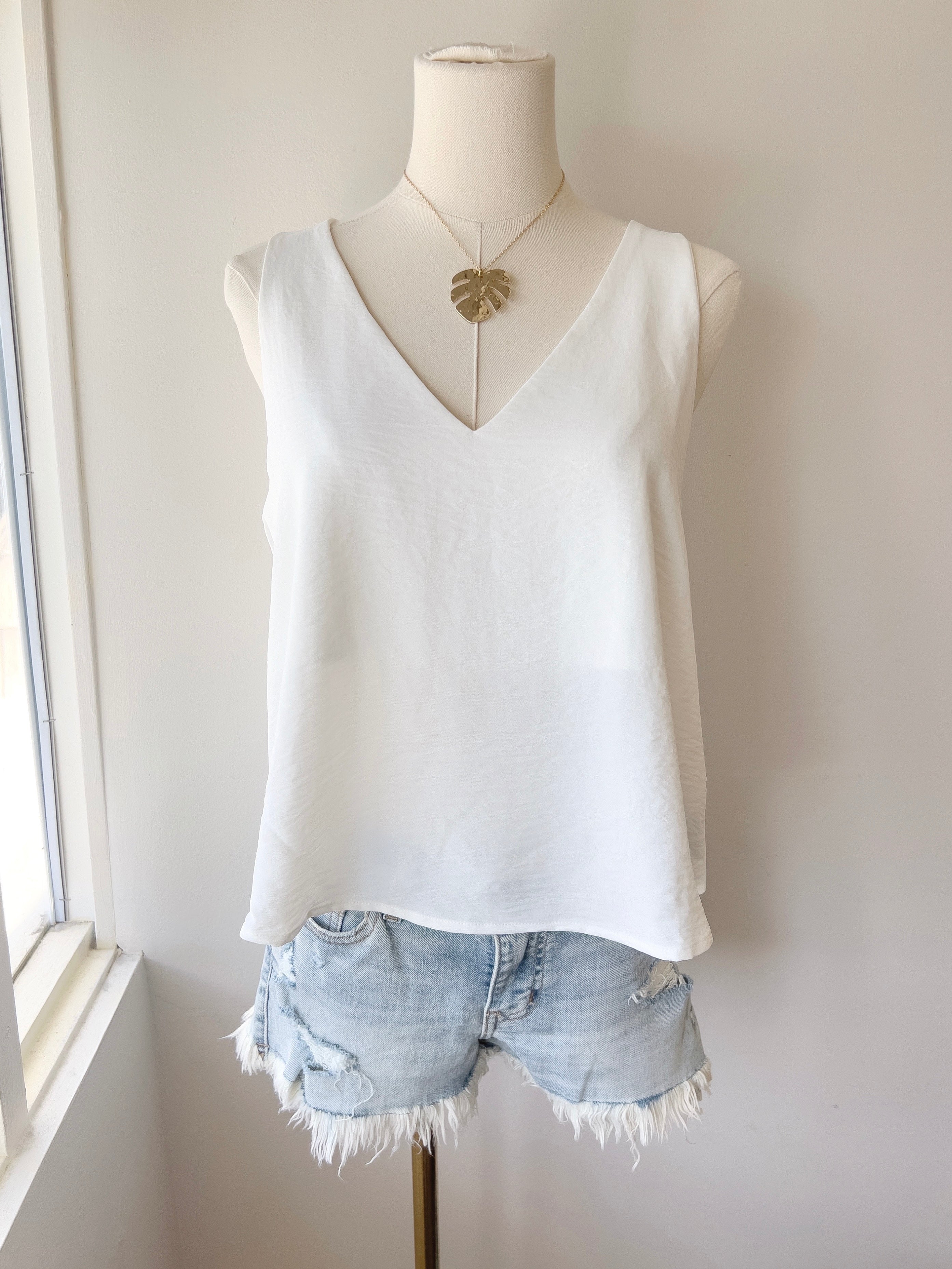 V-Neck Flowy Top