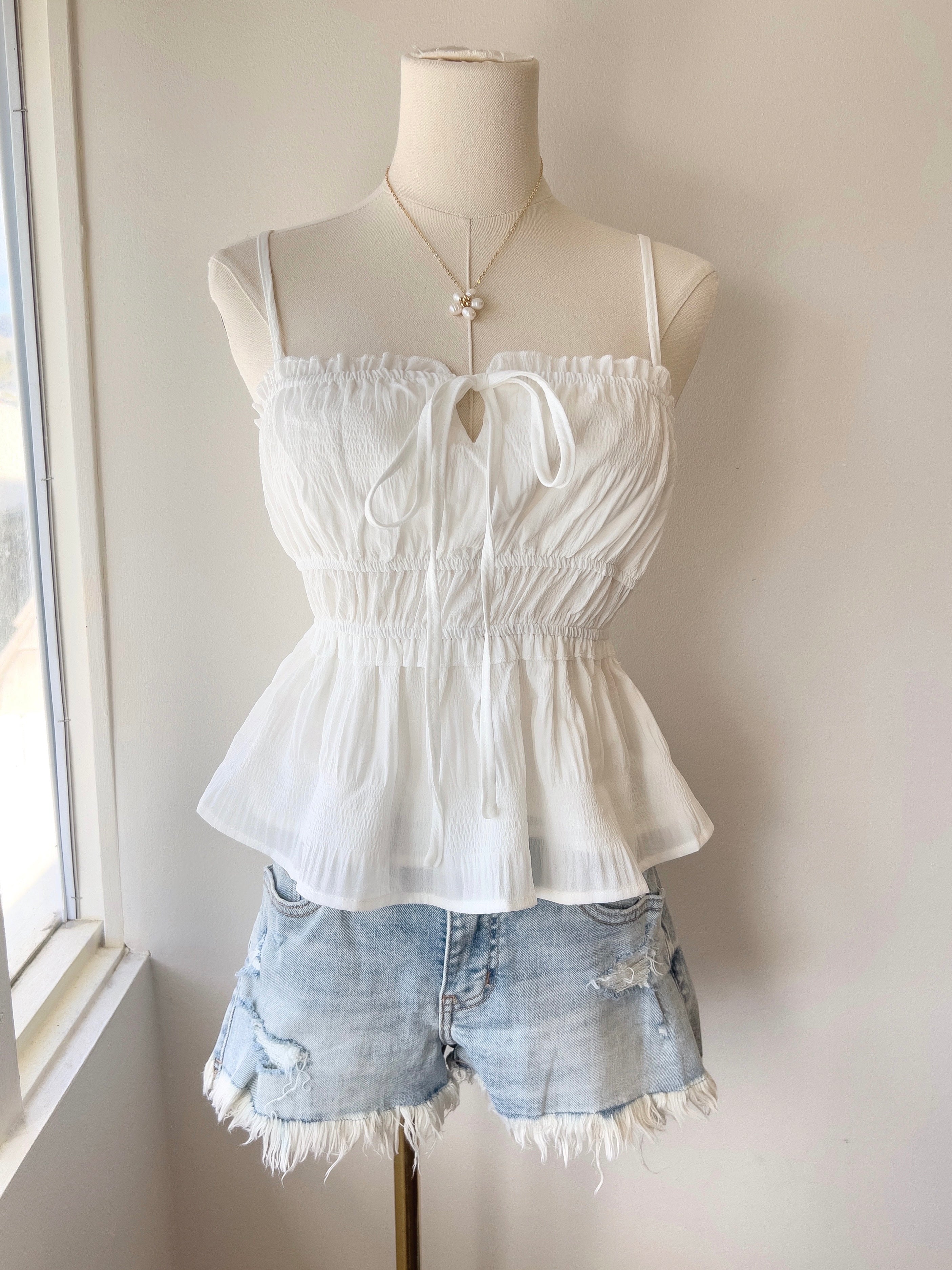 Romantic Ruffled Tank