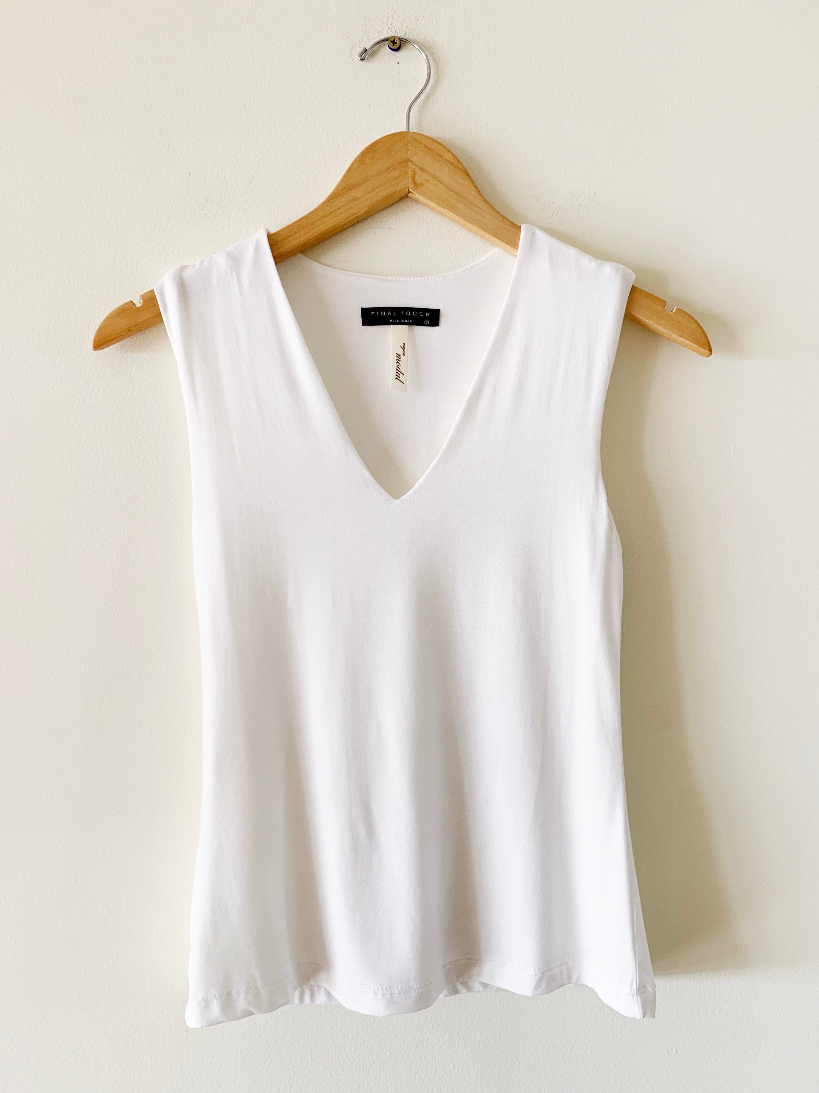 Extended Sleeve V-Neck Tank (4 colors)