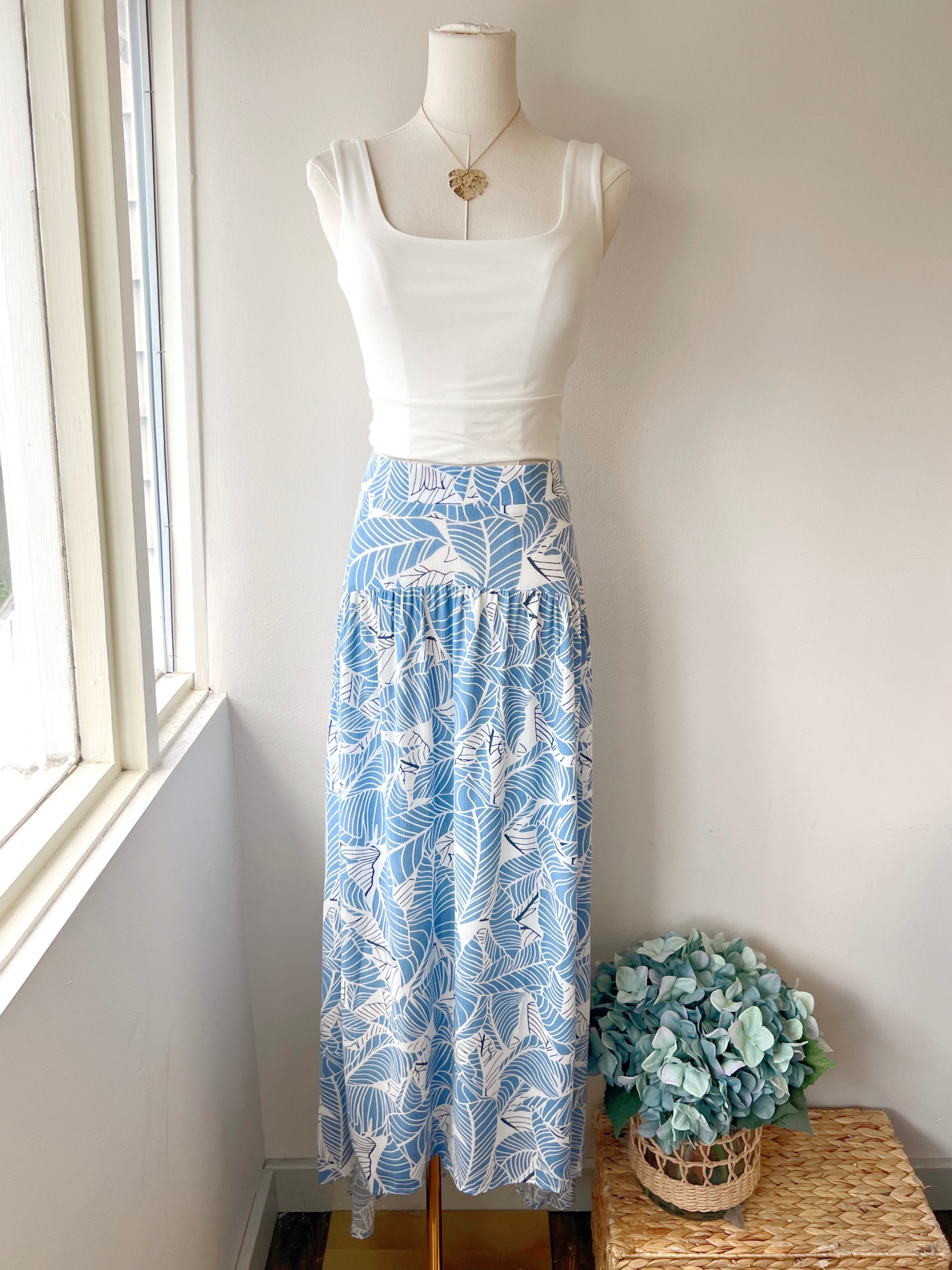 Ruffle Hi-Low Skirt