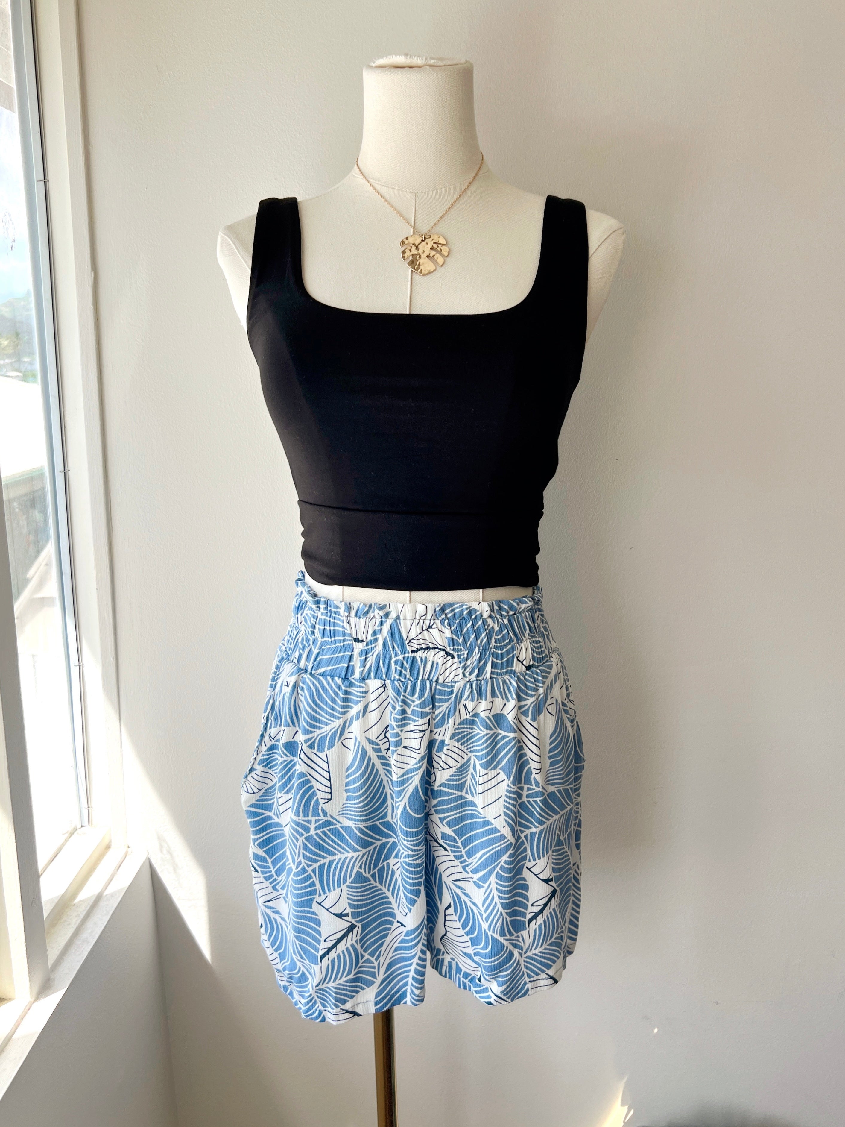 Elastic Waist Shorts