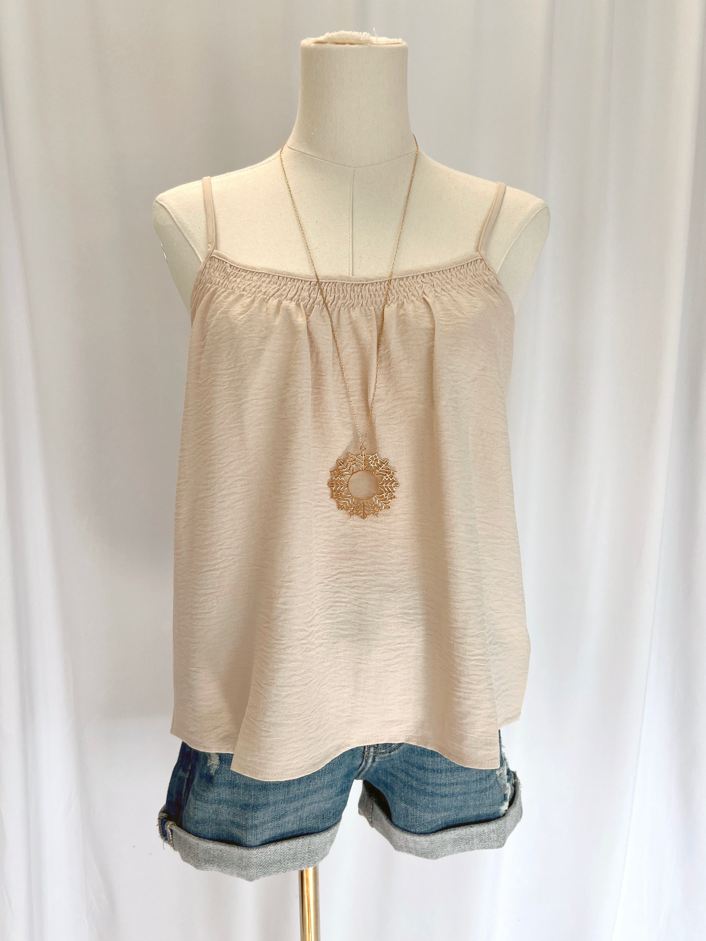 Smock Neck Cami Top