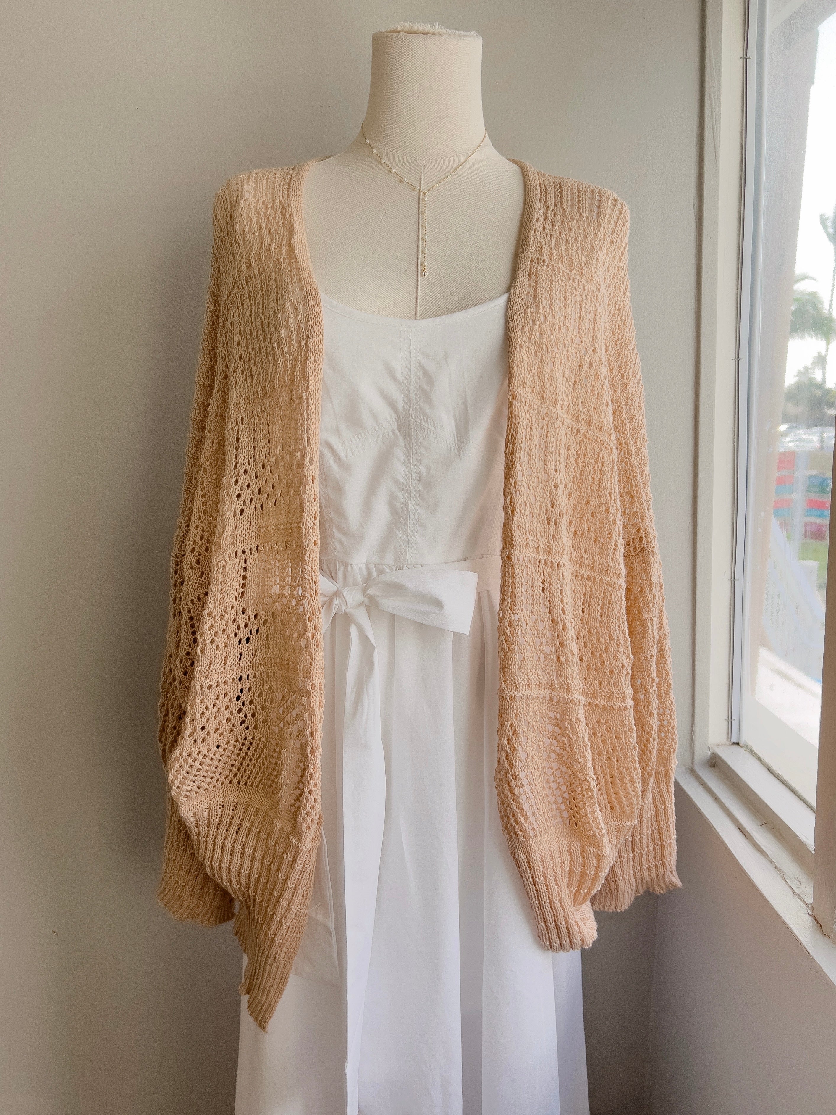Net Knit Cardigan