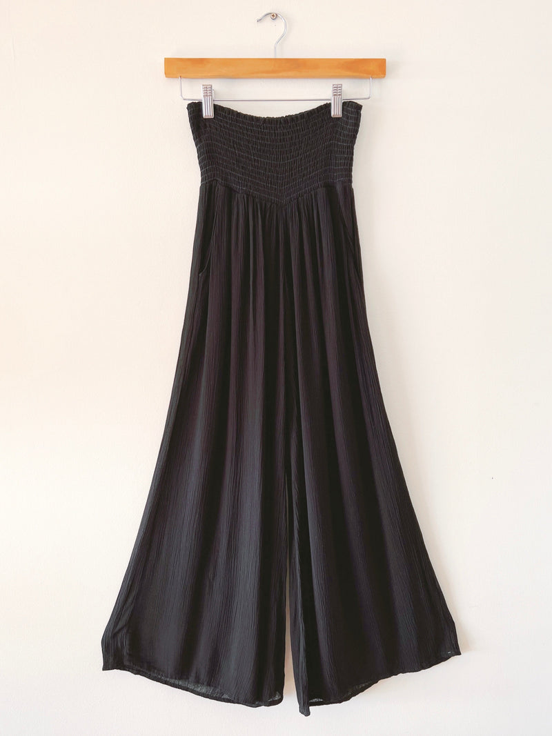 Crop Smock Pants (BLACK RESTOCKED)