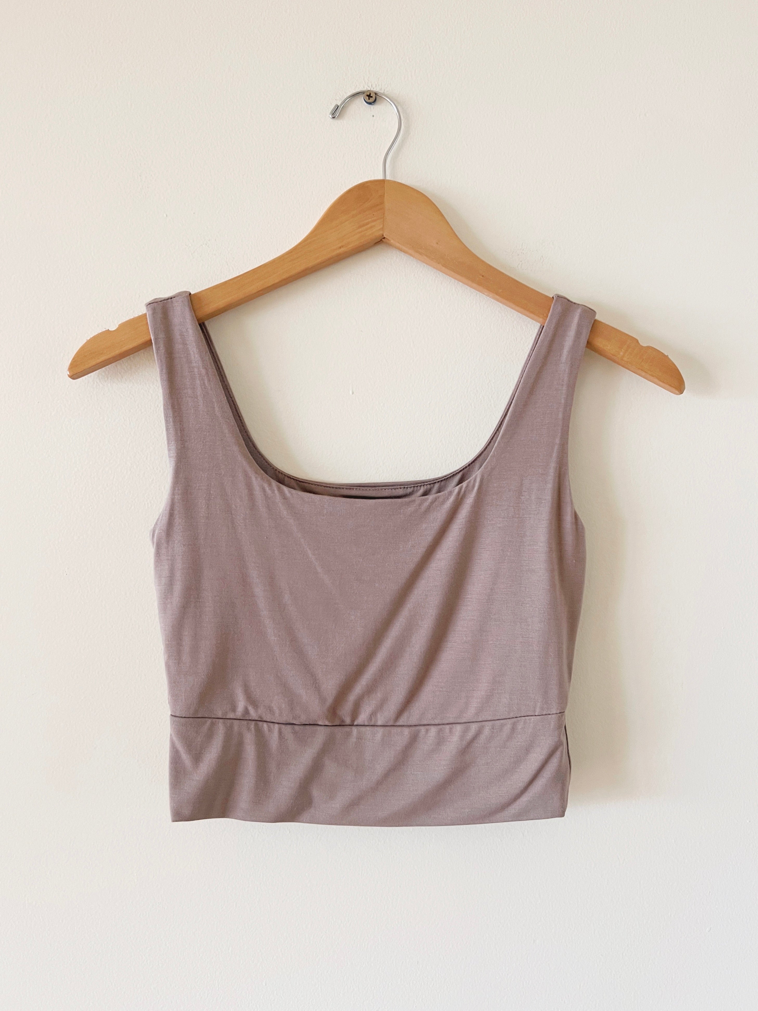 Classic Square Neck Cropped Tank