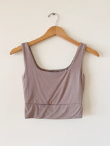 Square Neck Cropped Tank (5 colors)