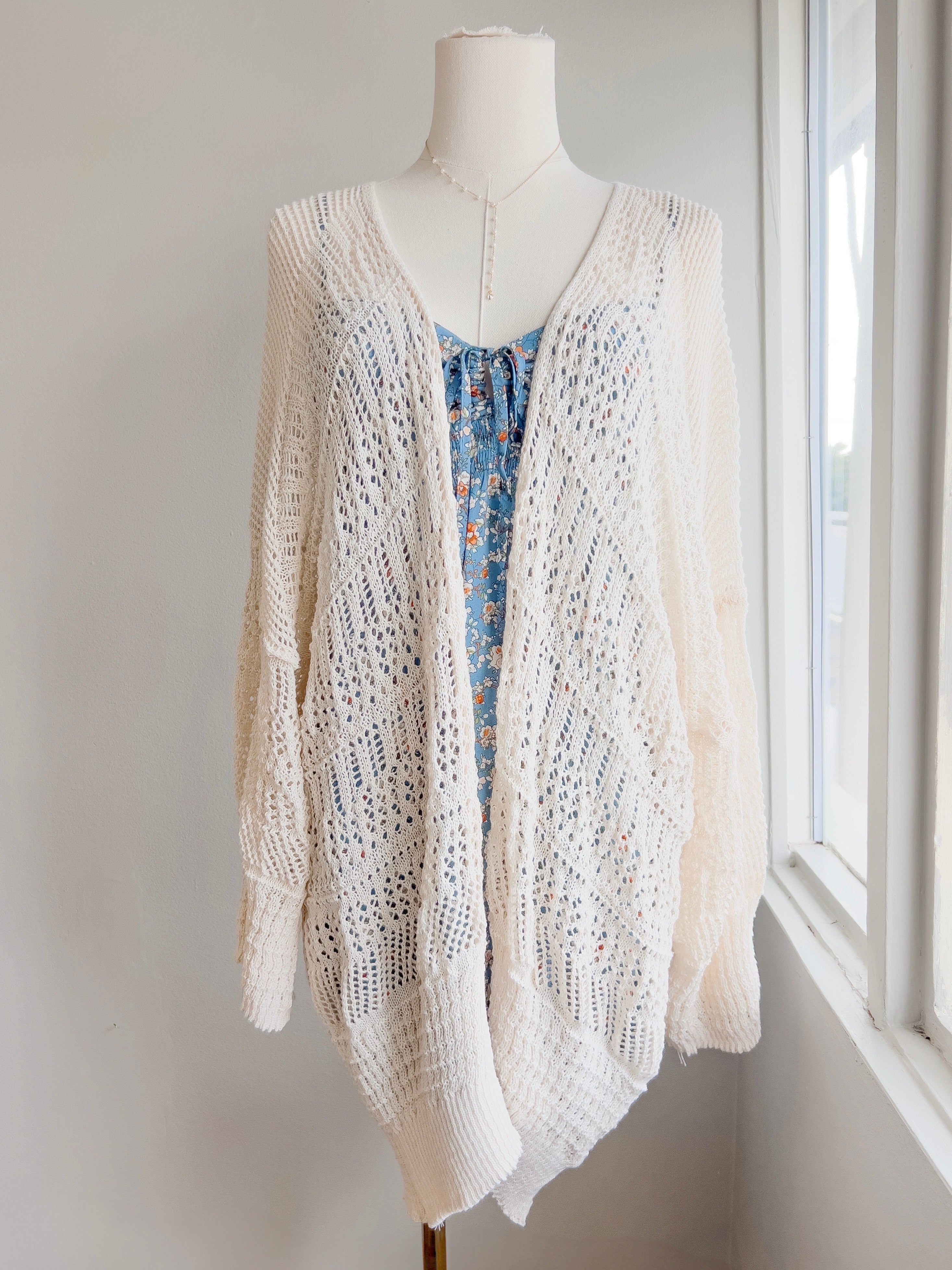 Net Knit Cardigan
