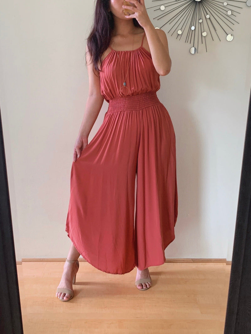 Halter Tie Back Jumpsuit (BACK IN STOCK)
