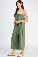 Cropped Cami Jumpsuit (2 COLORS)