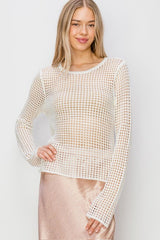 Net Knit Sweater (2 colors) (PRE-ORDER ONLY)