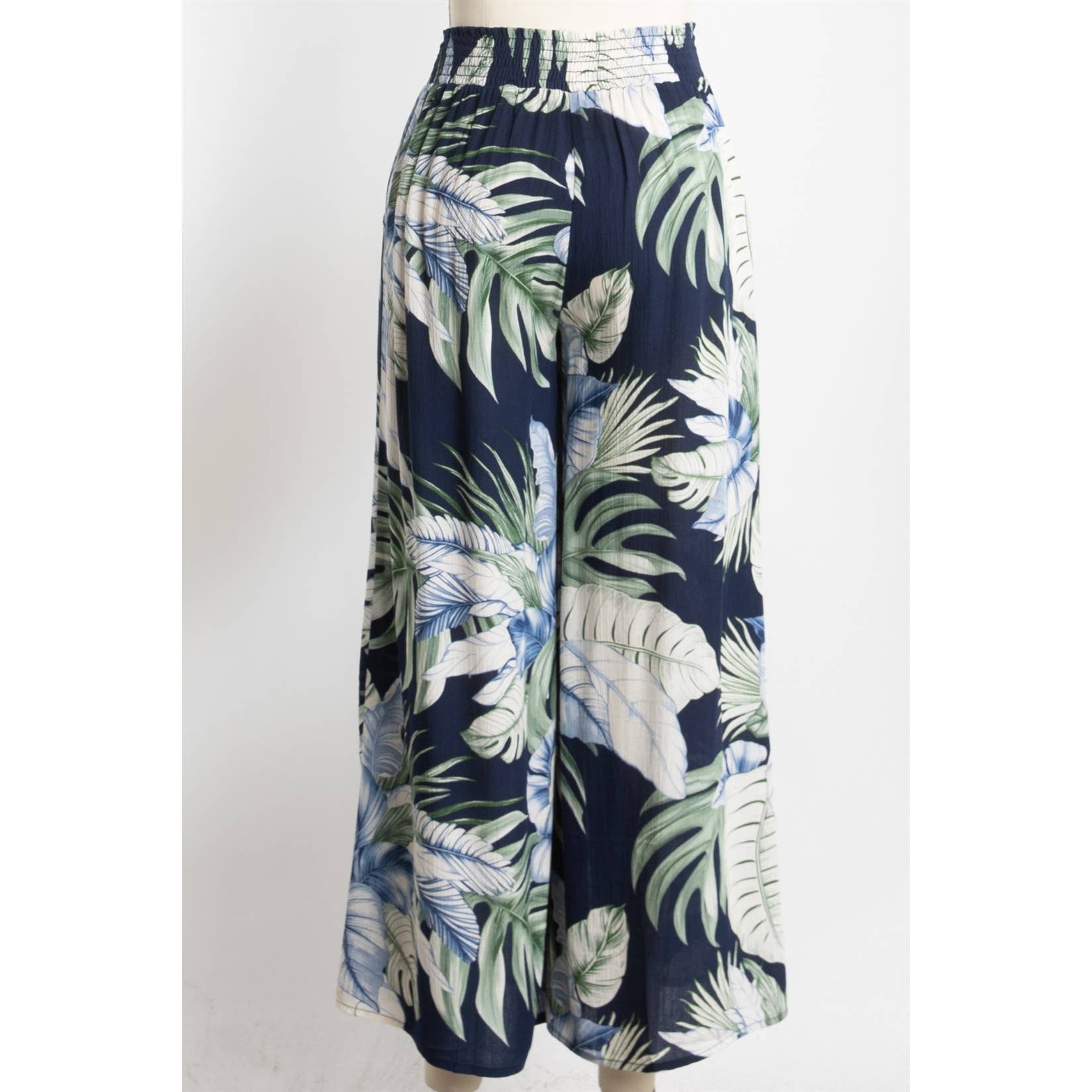 Tropical Smock Waist Pants