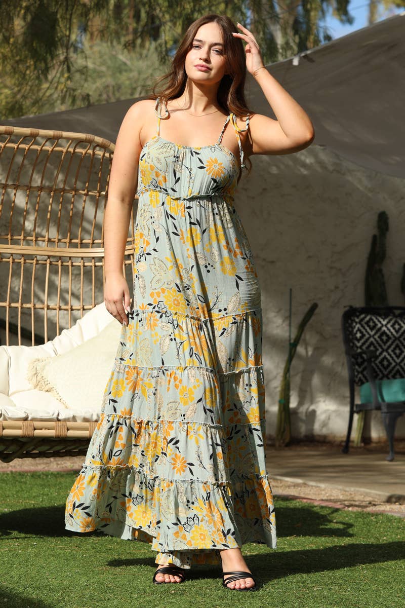 Daisy Floral Wide Leg Jumpsuit