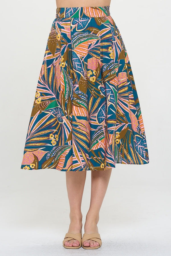 Tropical Print Skirt (2 prints)