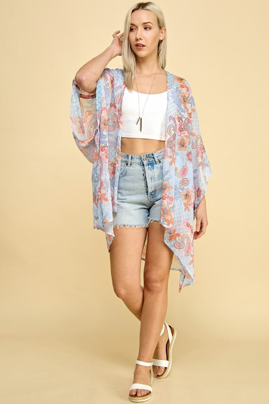 Paisley Kimono Cover Up (FINAL SALE)