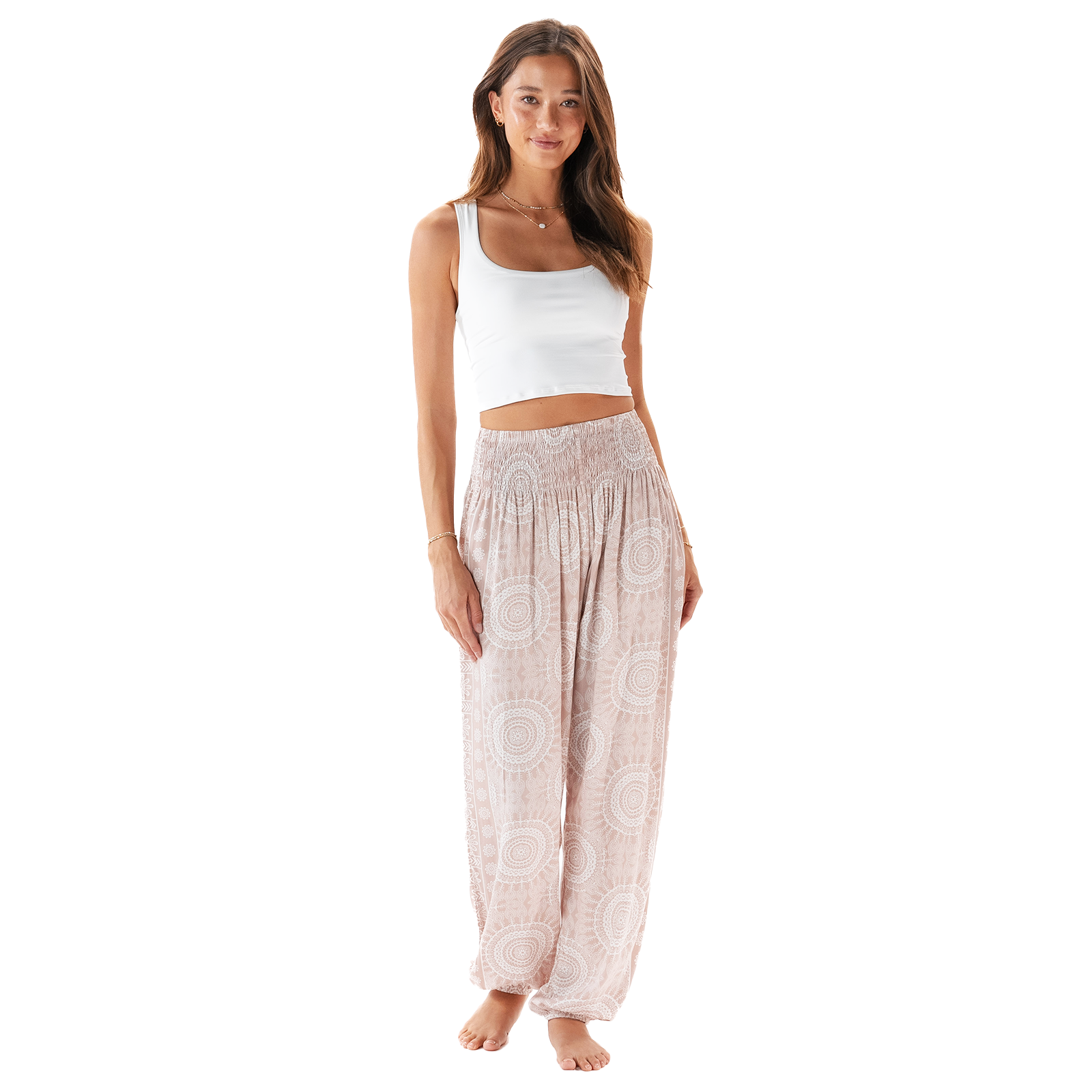 Casa Blanca Harem Pants with Pockets