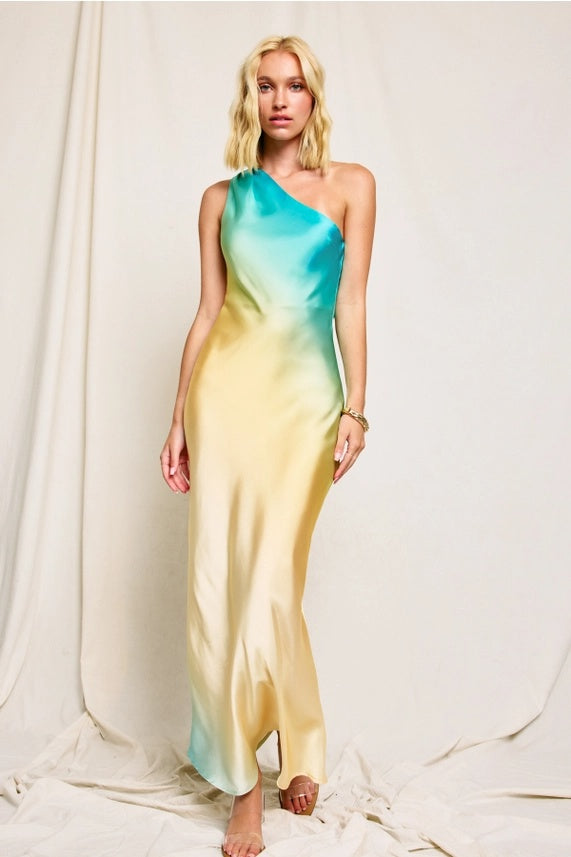 Sunstruck One Shoulder Maxi Dress