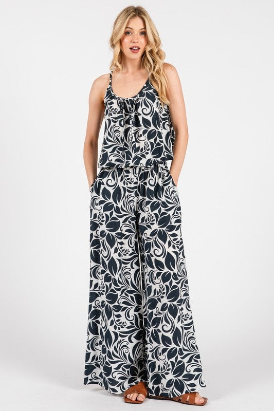 Swirl Wide Leg Pants